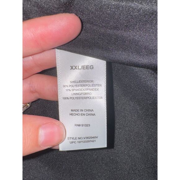 Vince Camuto Women’s 2XL Black One-Button Blazer Jacket NWT $139 Style V362948V - Picture 8 of 8